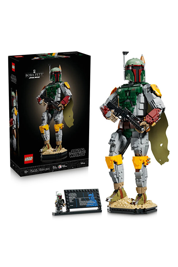 ® Star Wars™ Boba Fett™ 75455 - Yetişkinler için Dekoratif Model Yapım Seti (1544 Parça)
