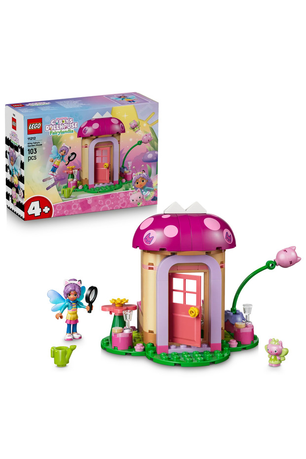 ® Gabby’s Dollhouse Peri Kedi’nin Bahçe Evi 11212 - 4+ Yaş için Oyuncak Yapım Seti (103 Parça)