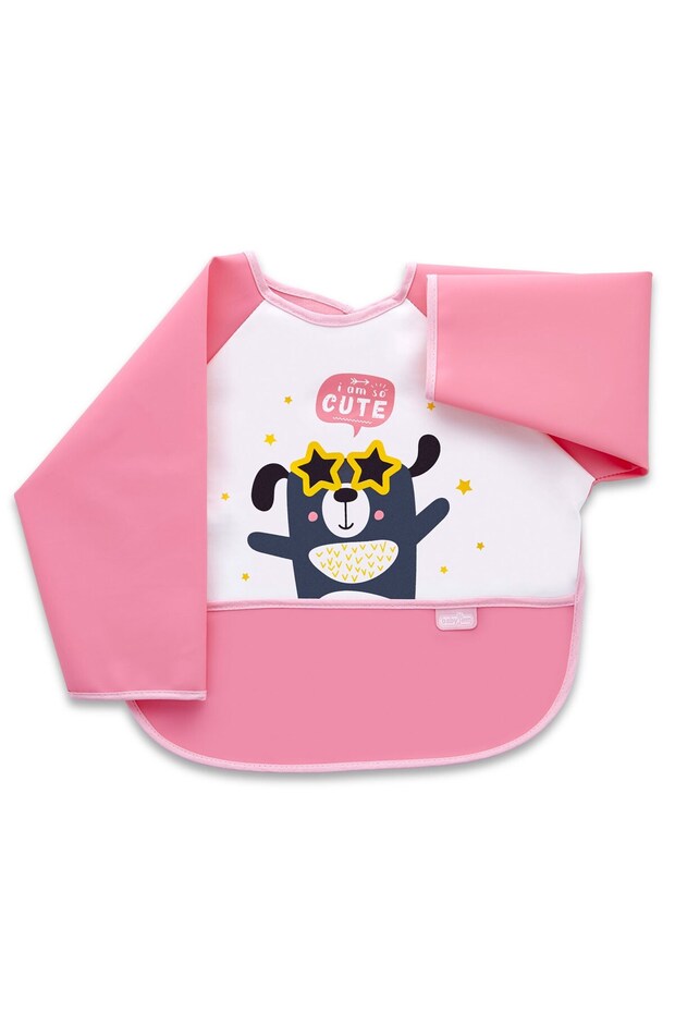 Poly Oilcloth Sleeved Baby Bib