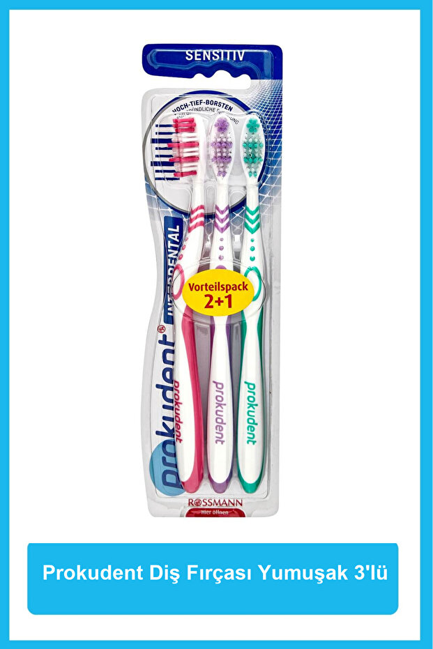 Toothbrush Soft 3 pcs