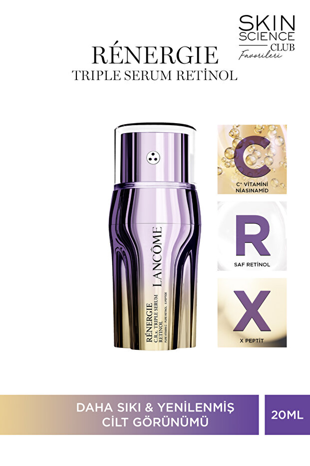 Renaissance Triple Serum Retinol Pure Retinol, Pure Vitamin C, X Peptide 20 ml 3614274368109