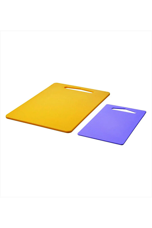 Bergtunga Cutting Board, Bright Yellow-Lilac, 34X24 and 24X15, 2 Pieces