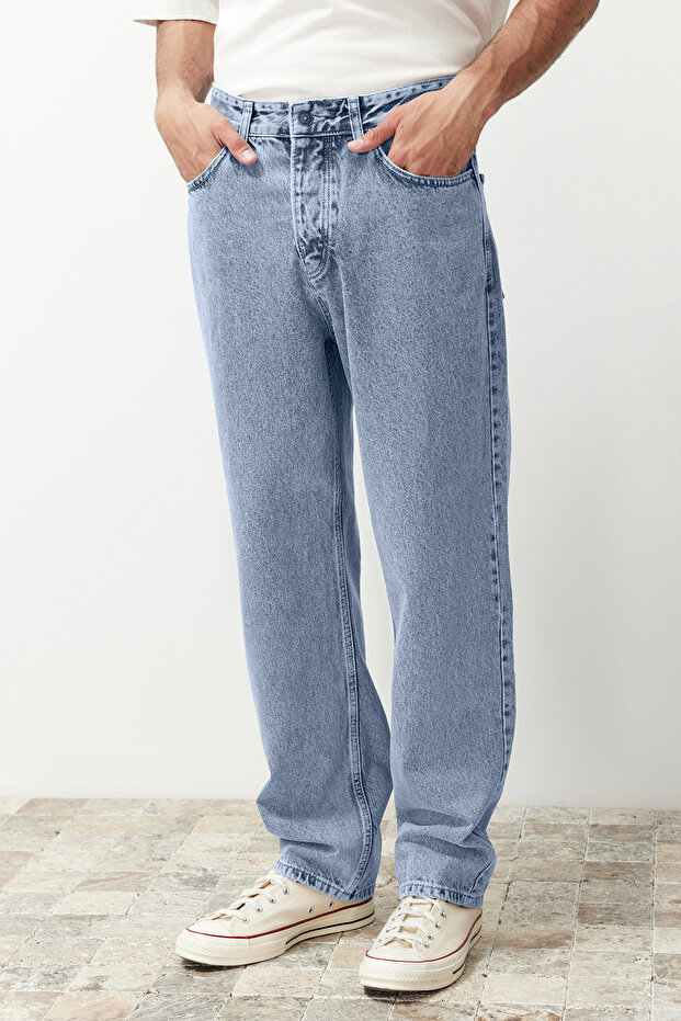 Mavi Baggy Fit Jeans Bol Kot Pantolon TMNAW24JE00027