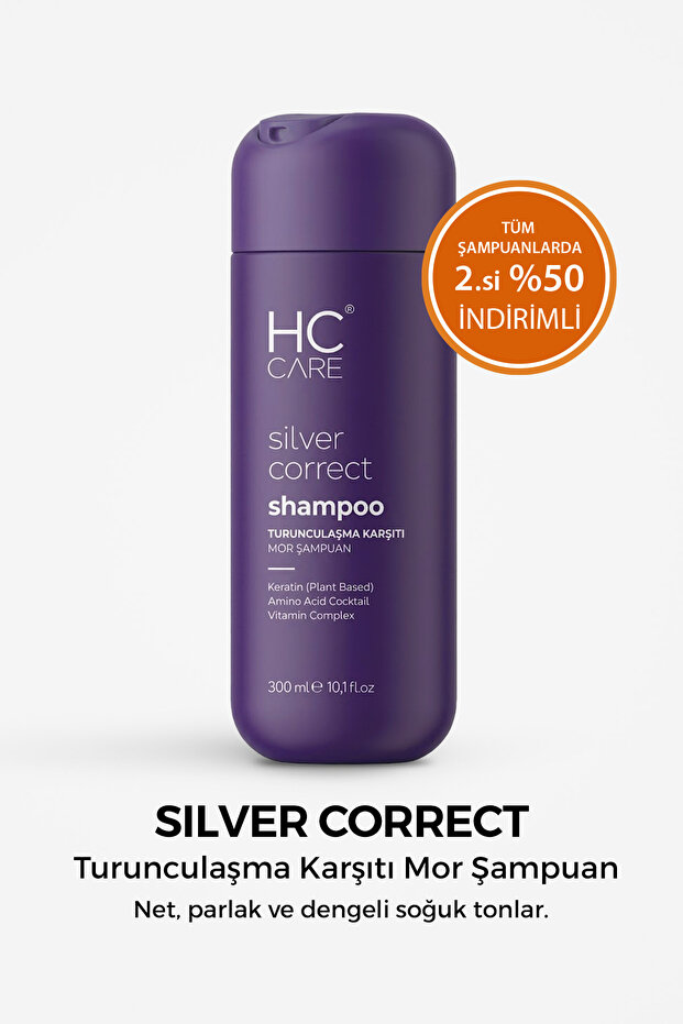 Silver Correct Anti-Orange Purple Shampoo