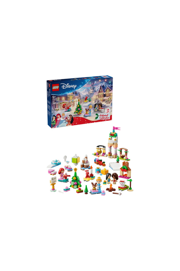 ® ǀ Disney Princess 2026 Yılbaşı Takvimi 43298 - 5 Yaş Üzeri için Oyuncak Yapım Seti (290 Parça)