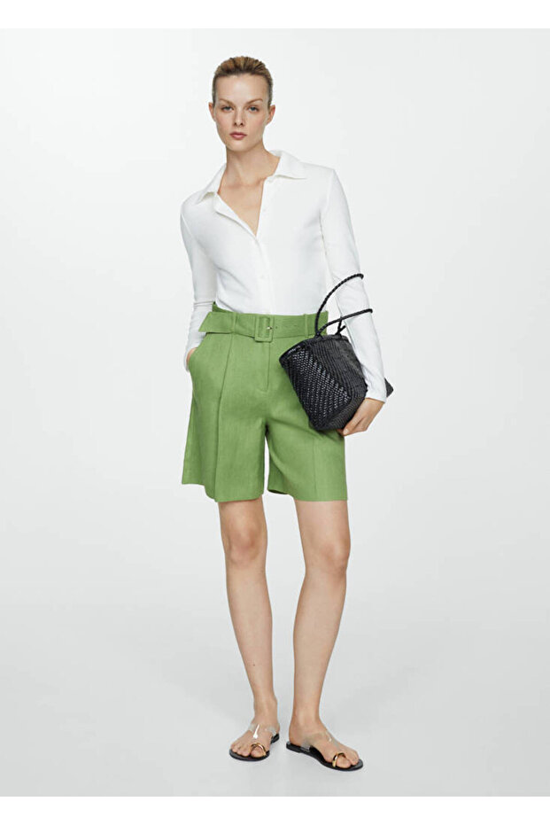Green Women's Shorts & Bermudas 67097112 -43