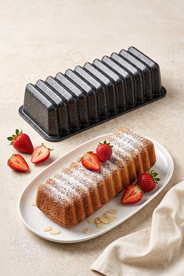 Lilya Black Cast Iron Cake Mold 33 cm