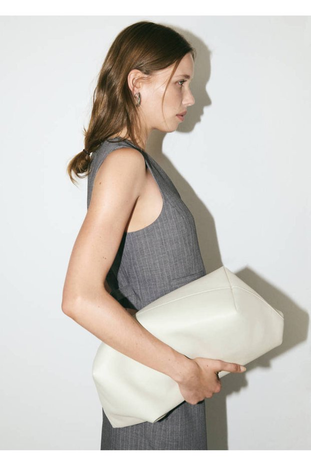 Kopça Kapamalı Large Shopper Çanta