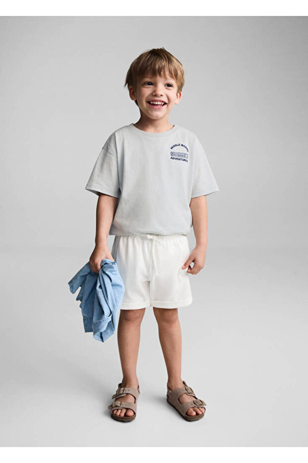 Baby Boy Cherry White Shorts & Bermudas 67026003
