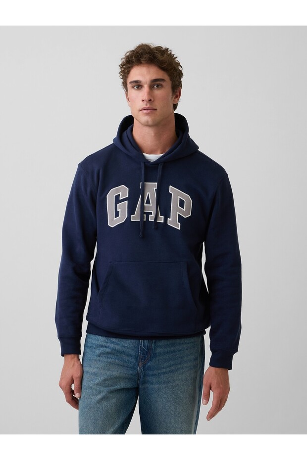 LOGO HOODIE PULLOVER TAPESTRY NAVY V2