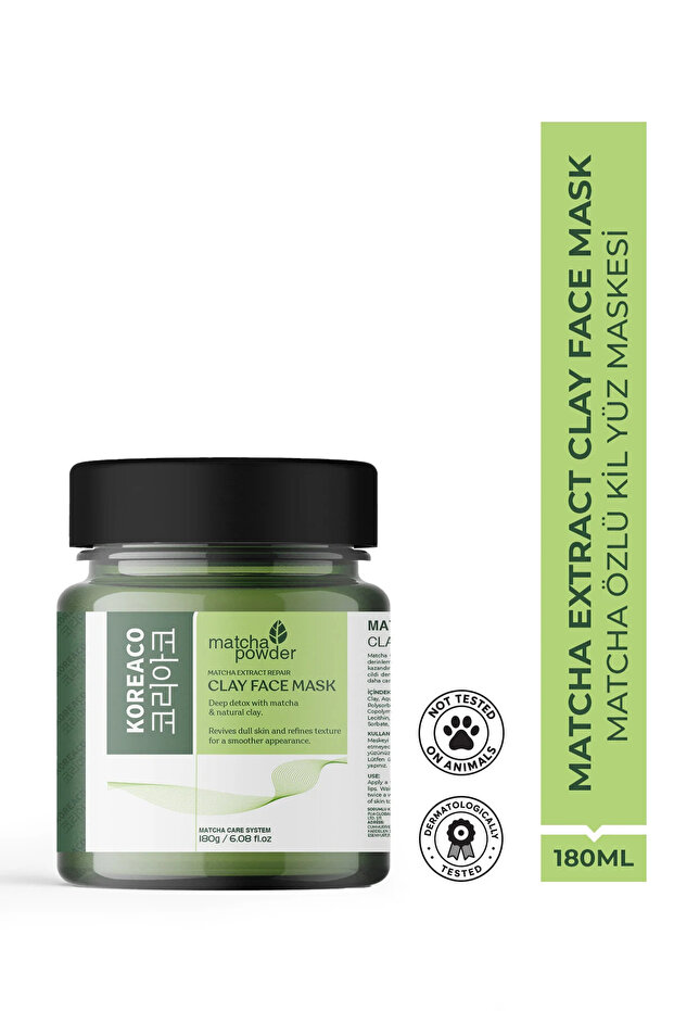 Matcha Miracle Facial Clay Mask | Smoothing Purifying Revitalizing 100 ml