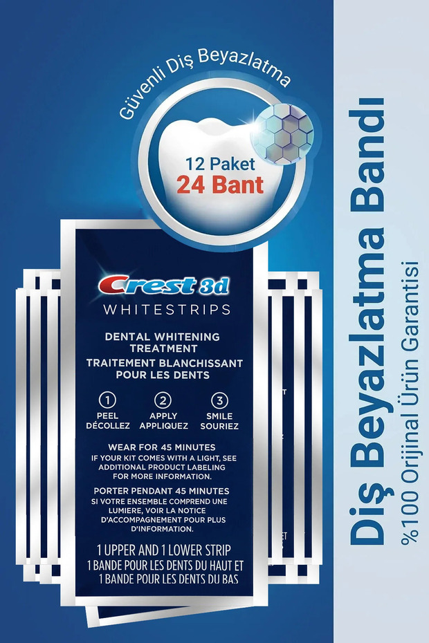 Whitestrips Professional Effects Teeth Whitening Strips 12 Packs (24 Strips)