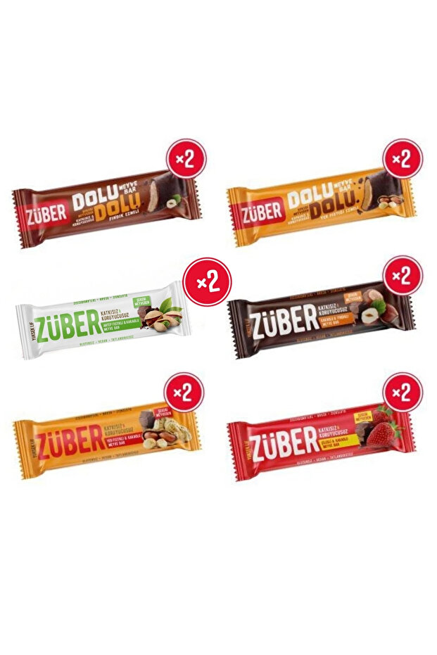Fruit Bar Mixed Pack X12 (Full of Nuts & Pistachios, Pistachios, Nuts, Pistachios, Strawberries)