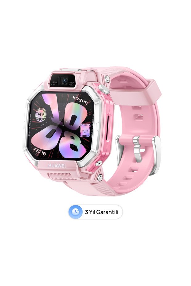 Watch Kids X1 Akıllı Çocuk Saati - Pembe, HD Görüşme, Hassas Konum Takibi, 3 Yıl Garantili