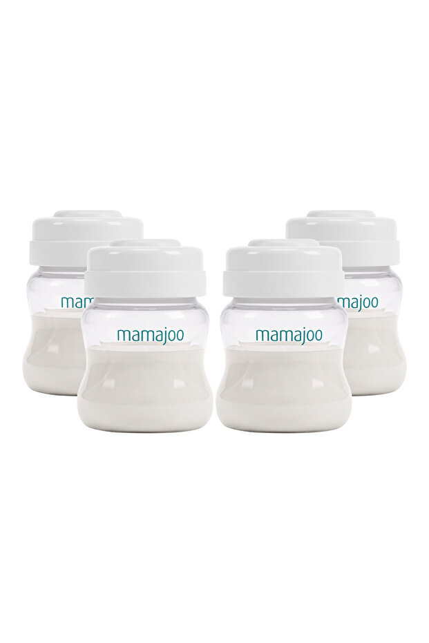 Breast Milk and Food Storage Container Set 150 ml | Breast Pump Compatible, Set of 4