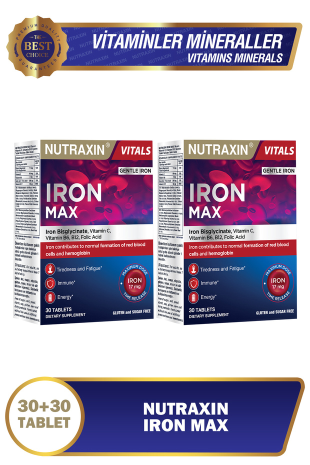 Iron Max 30 Tablet 2 Adet