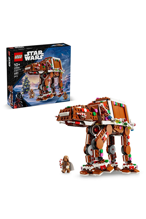 ® Star Wars™ Zencefilli Kurabiye AT-AT™ Walker 40806 – 10+ Yaş için Oyuncak Yapım Seti (697P)
