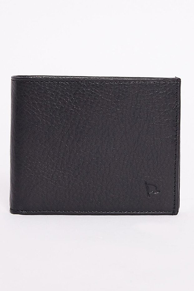 Genuine Leather Men's Black Wallet
