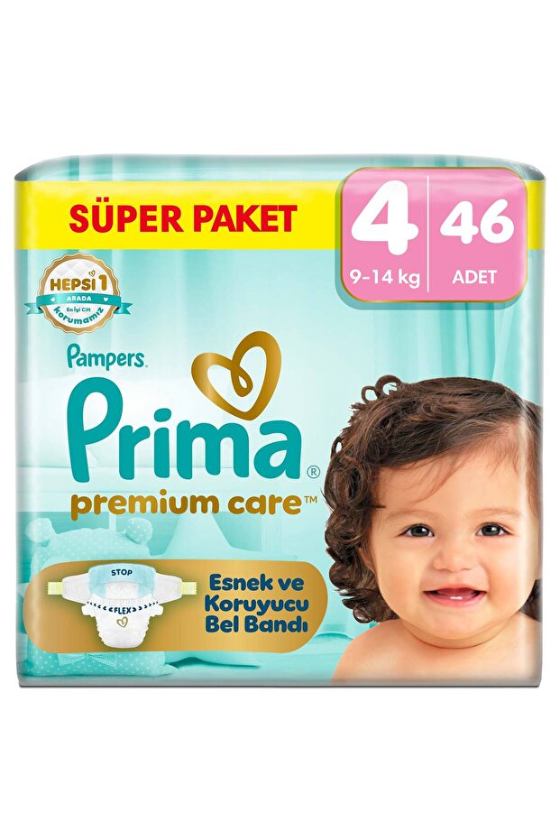 Premium Care Super Pack Size 4 46 Pieces Baby Diapers