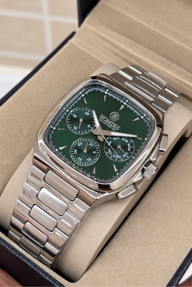 Men's Wristwatch-All Functions Active -With Gift Box and Bracelet Gift.Hm28580S01-4