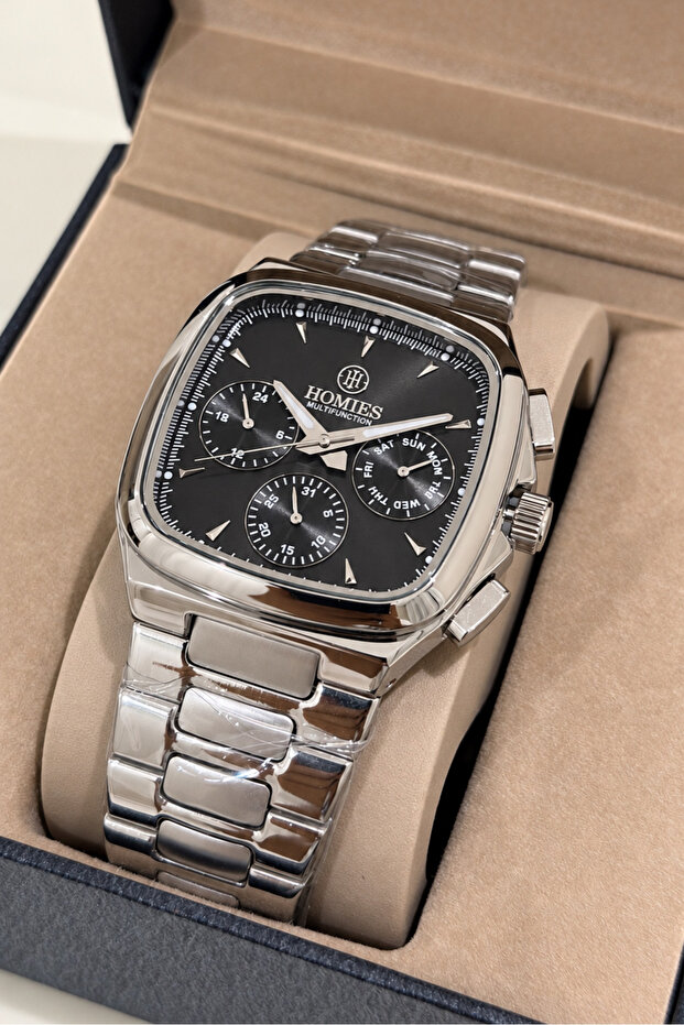 Men's Wristwatch-All Functions Active -With Gift Box and Bracelet Gift.Hm28580S01-1