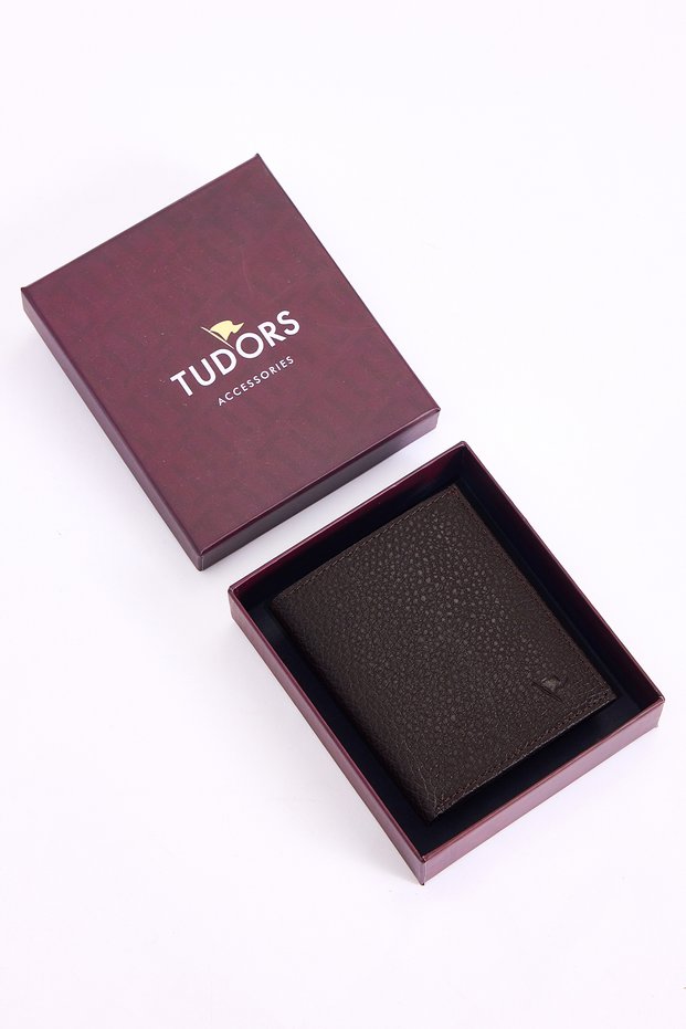 Genuine Leather Men's Brown Wallet