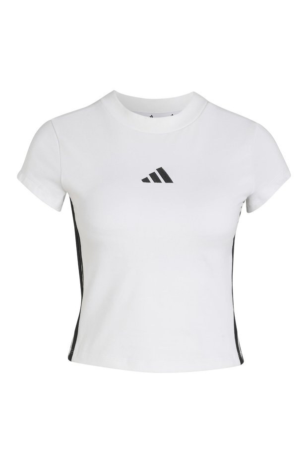 Essentials 3-Stripes Padded Slim Baby T-Shirt Women
