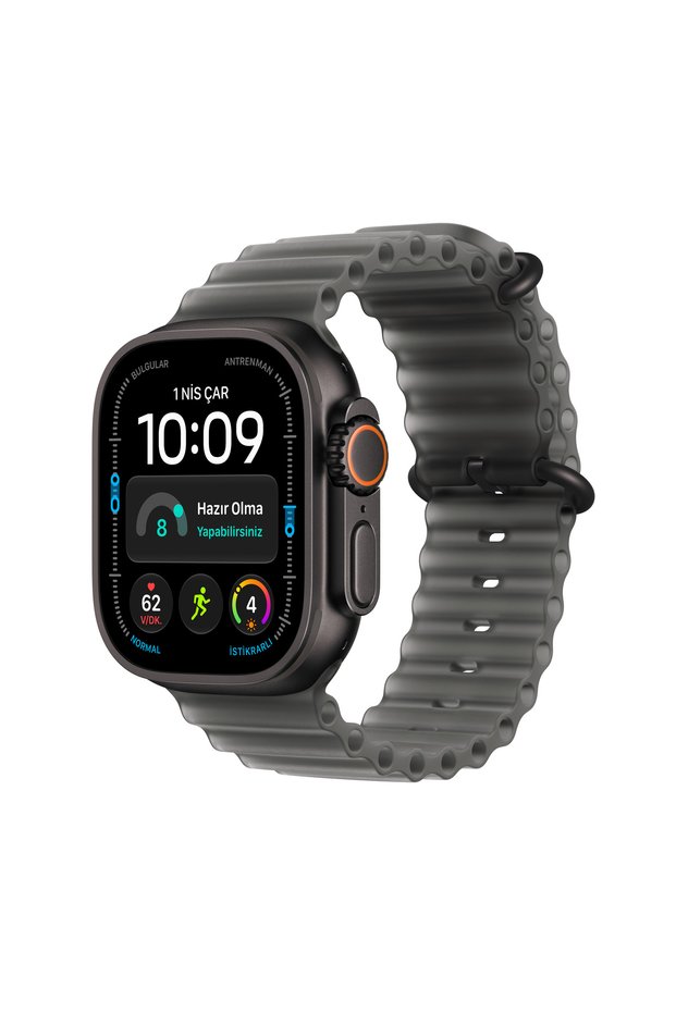 Watch Ultra 4 GPS + Cellular 49mm Siyah Titanyum Kasa ve Buzlu Siyah Ocean Kordon