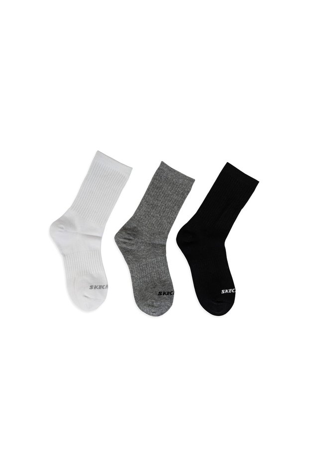 3PK UNISEX NON TERRY CREW - ARCH SUPPORT