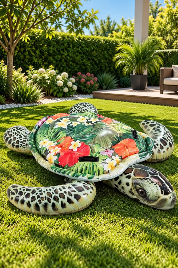 Caretta Inflatable Sea Turtle - 191x170 cm Rider