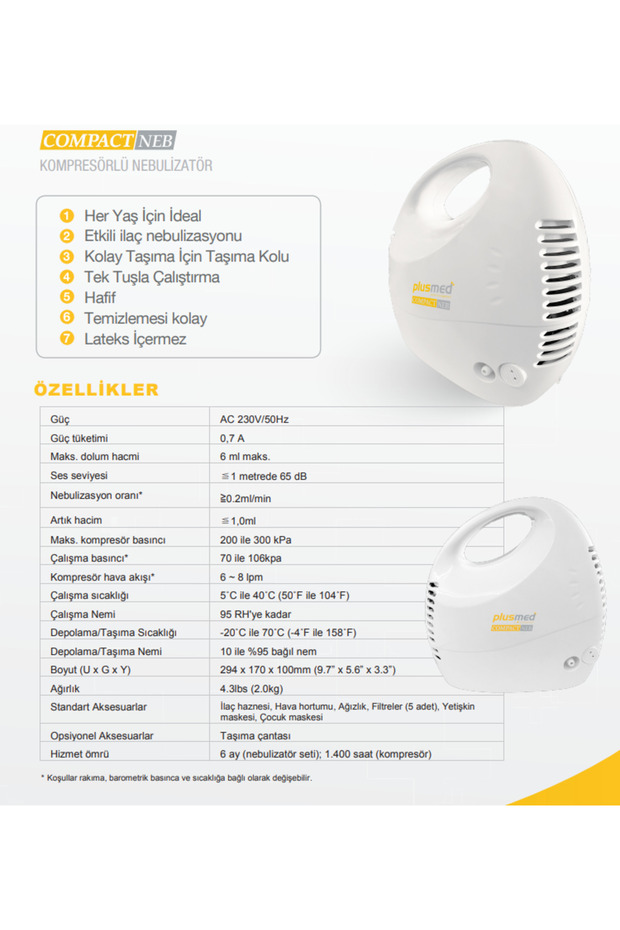 COMPACTNEB KOMPRESÖTLÜ NEBULİZATÖR - 2