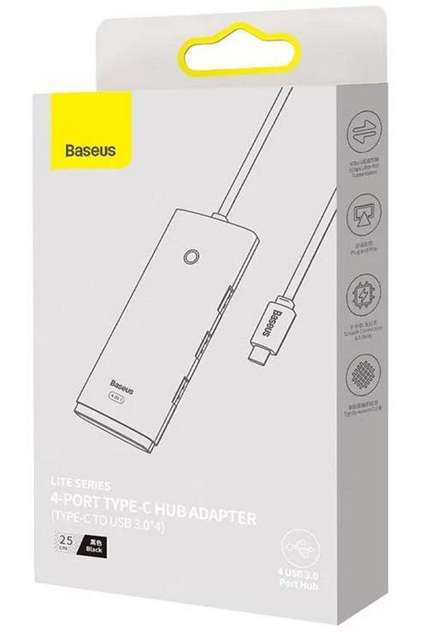sfeyx Series 4 Portlu Type-c To Usb 3.0 Hub Adaptör 25cm Siyah Sphere 917250 news sfey 997516 - 4