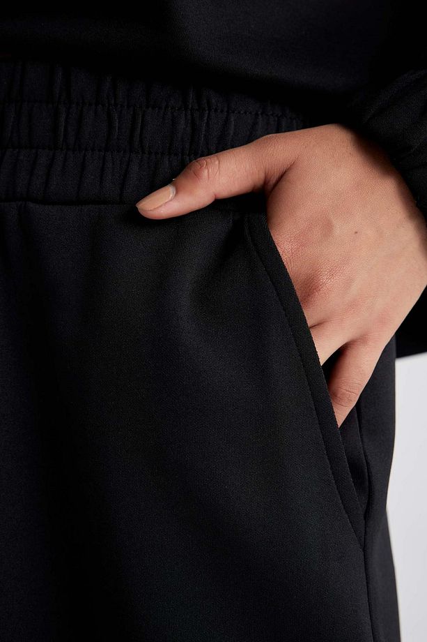 DeFactoFit Oversize Fit Çift Cepli Jogger Paça Standart Skuba Dalgıç Kumaş Pantolon - 6
