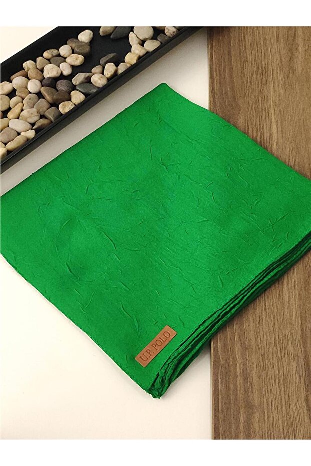 Yeşil Bambu Kraş Eşarp - 1