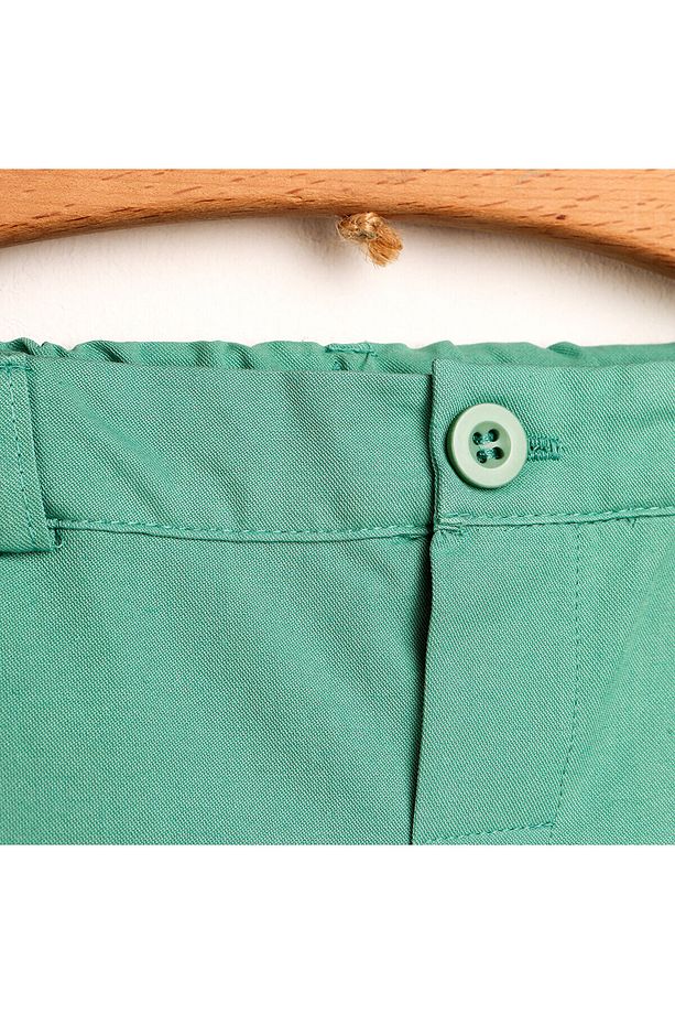 HelloBaby Basic Erkek Bebek Yeşil Bermuda Şort Erkek Bebek - 2