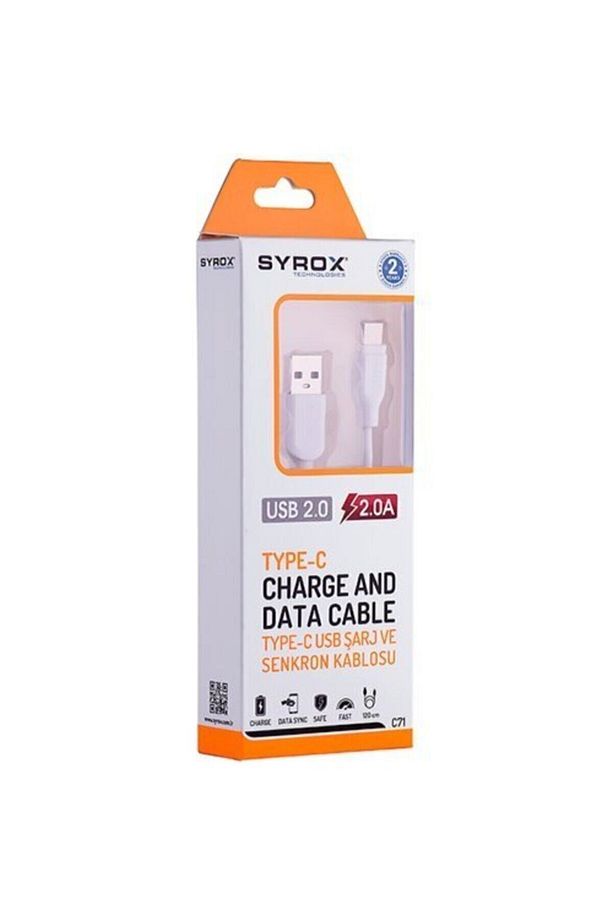 2.0 Mah Usb Type C Şarj Ve Aktarım Kablosu C71 - 1