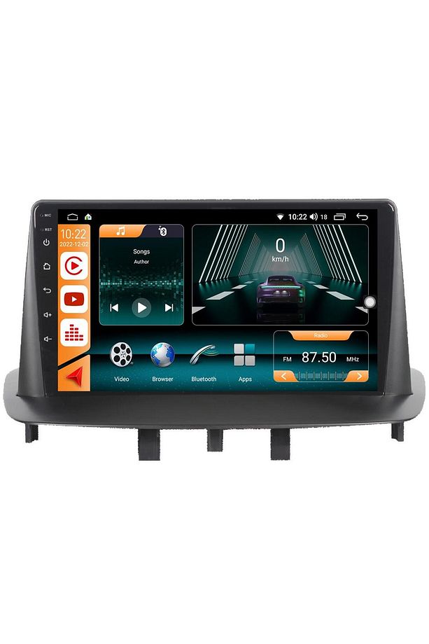 RENAULT MEGANE 3 ANDROİD 13 MULTİMEDYA CARPLAY 4GB RAM+64GB HDD NAVİGASYON EKRAN - 6