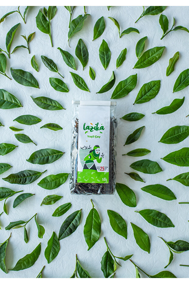 El Yapımı Yeşil Çay 50 G, Antioksidan, Katkısız, Sadece Üst Yapraklar - 4