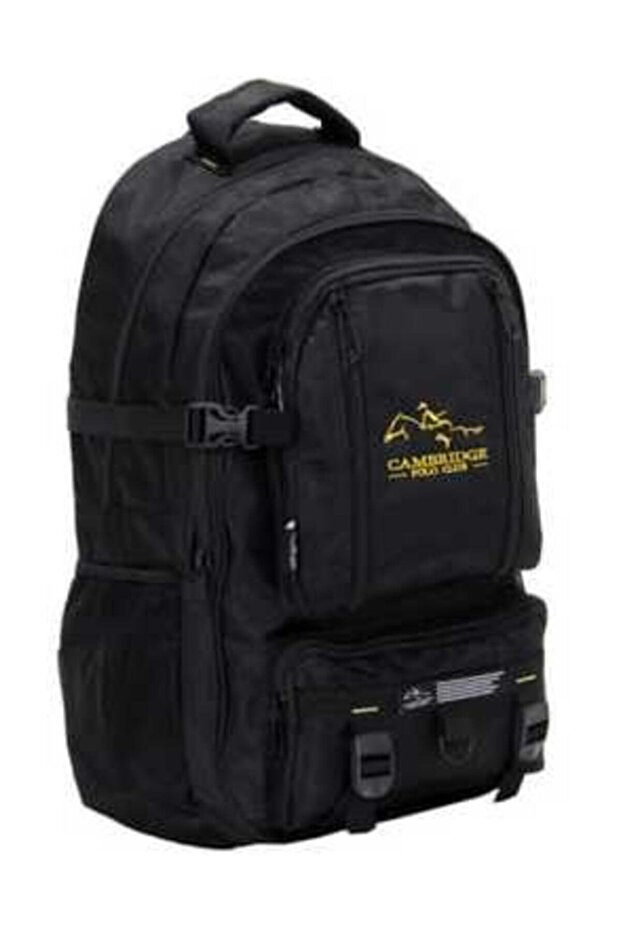 Cambridge Polo Club Unisex Siyah Sırt Çantası