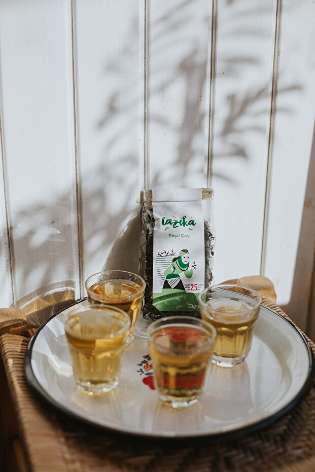 El Yapımı Yeşil Çay 50 G, Antioksidan, Katkısız, Sadece Üst Yapraklar - 6