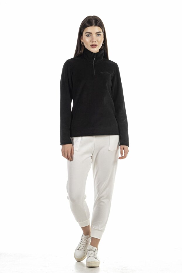 Kadın Fermuarlı Polar - 3