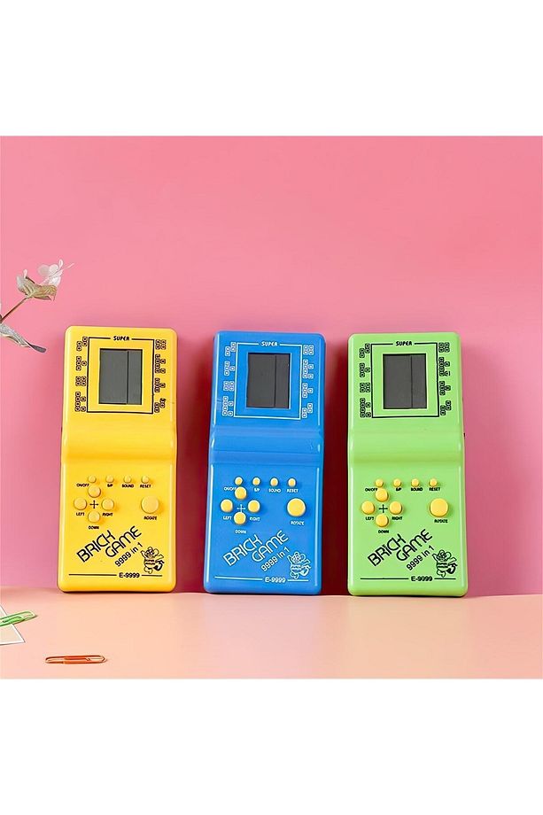 Tetris Nostaljik Atari Tetris El Atarisi Unutulmayan Tetris Oyun Karışık Renk Kutulu Tetris - 3