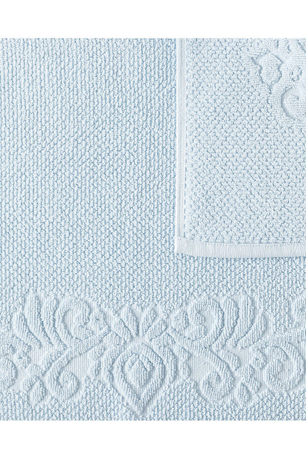 Norice Ayak Havlusu - Mavi - 50x70 cm - 2