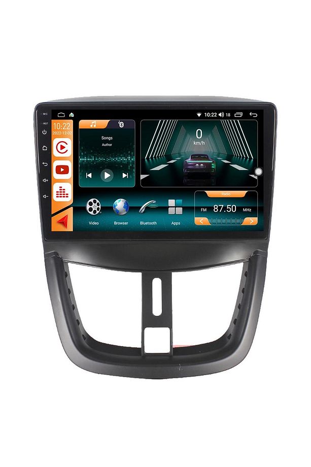 PEUGEOT 207 ANDROİD 13 MULTİMEDYA CARPLAY 4GB RAM+64GB HDD 2006-2010 NAVİGASYON EKRAN - 6