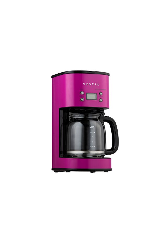 ماكينة صنع القهوة باللون الوردي الرجعية - 2