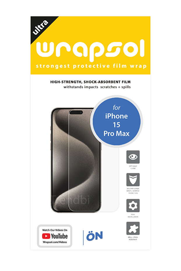 Iphone 15 Pro Max Screen Protector Polyurethane Film - 2