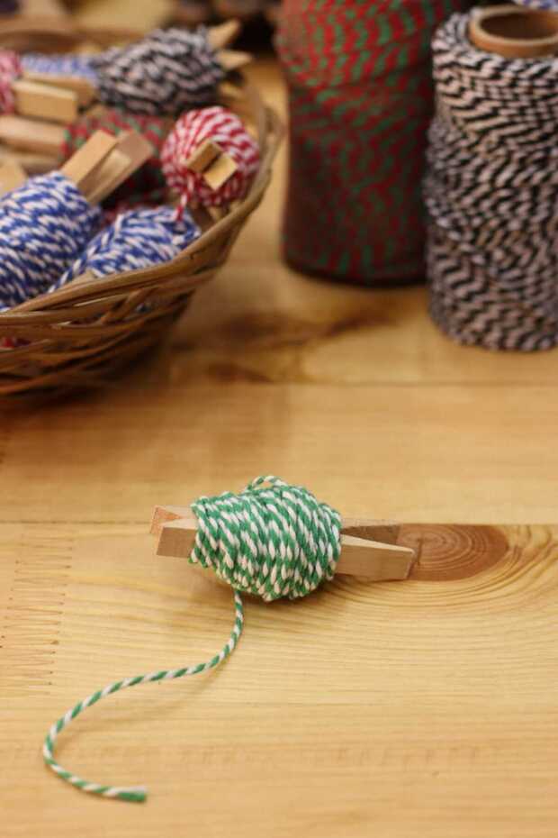 Martaniçka rope bracelet rope is 5 meters, green and white