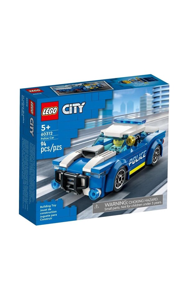 City Police Car Lego Set - 94 Pieces