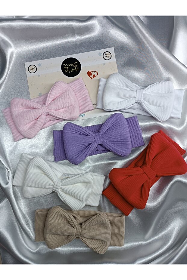 6-Piece Combination (BOXED) Handmade Baby Girl Grand Bandana