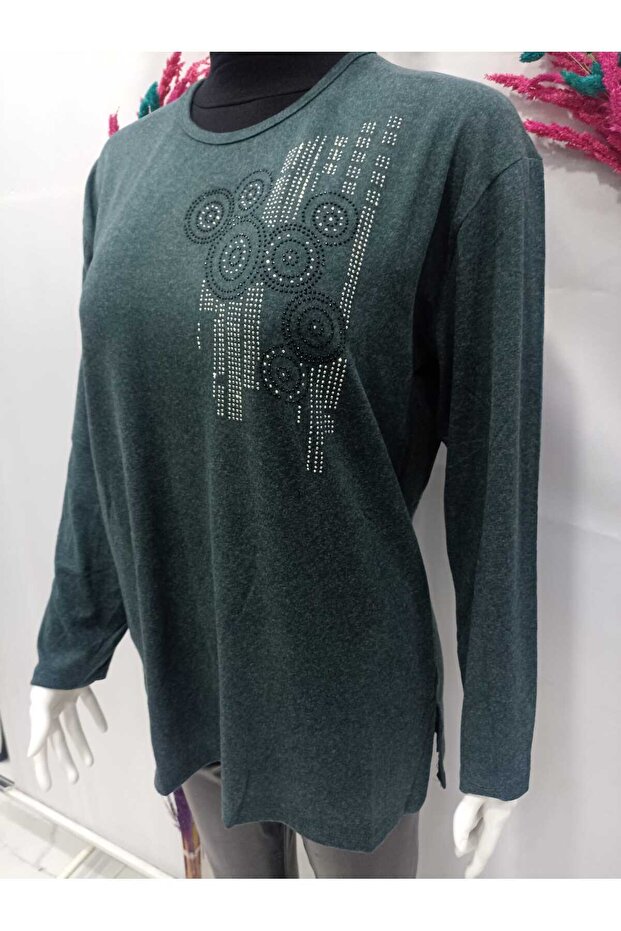 بلوزة من الصوف والفيسكوز الممشط - 2